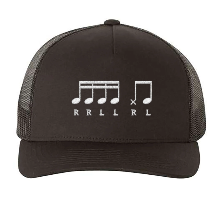 Blacked out Funny and Niche Rudiment Hat (LIMITED EDITION)